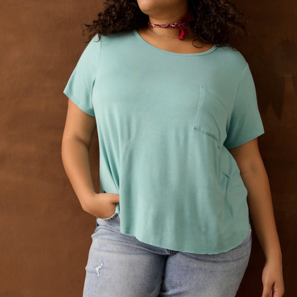 NEW Arula Blue Top Plus Size X / 0X (XL) NWT